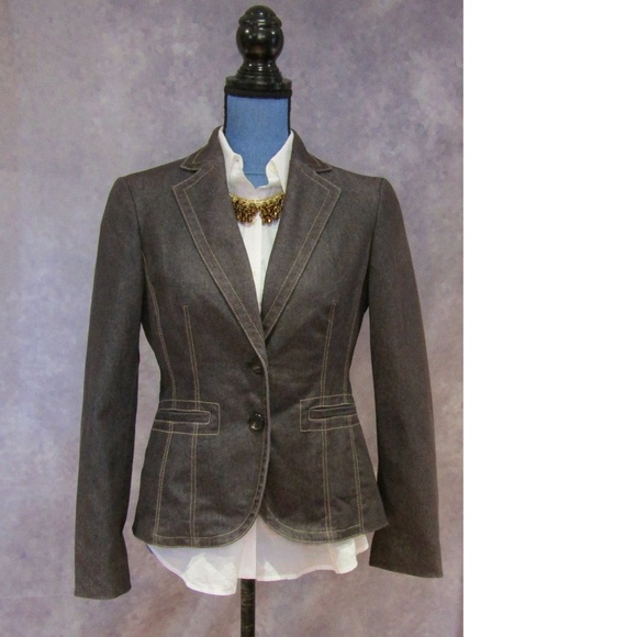 Kasper Jackets & Blazers - Kasper Denim Blazer Size 6